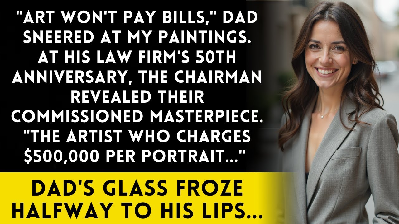 My Family Said I'd Never Be An Artist—Then Their Law Firm's Portrait Was Unveiled