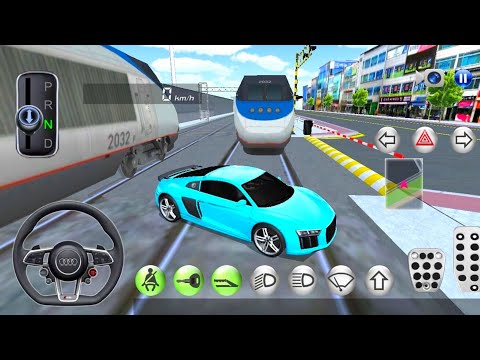 3D Driving Class - Bullet Train Vs Police Car - Android Gameplay