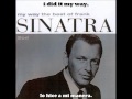 Frank Sinatra - My way [subtitulos español + ingles ...
