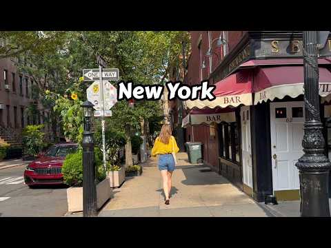 Greenwich Village New York Summer Walking Tour 4k