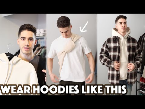 5 Different Ways to Wear Hoodies
