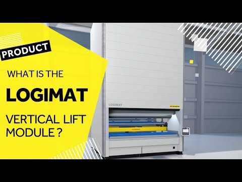 SSI LOGIMAT Vertical Lift Module (VLM): High-Density Small Parts Storage