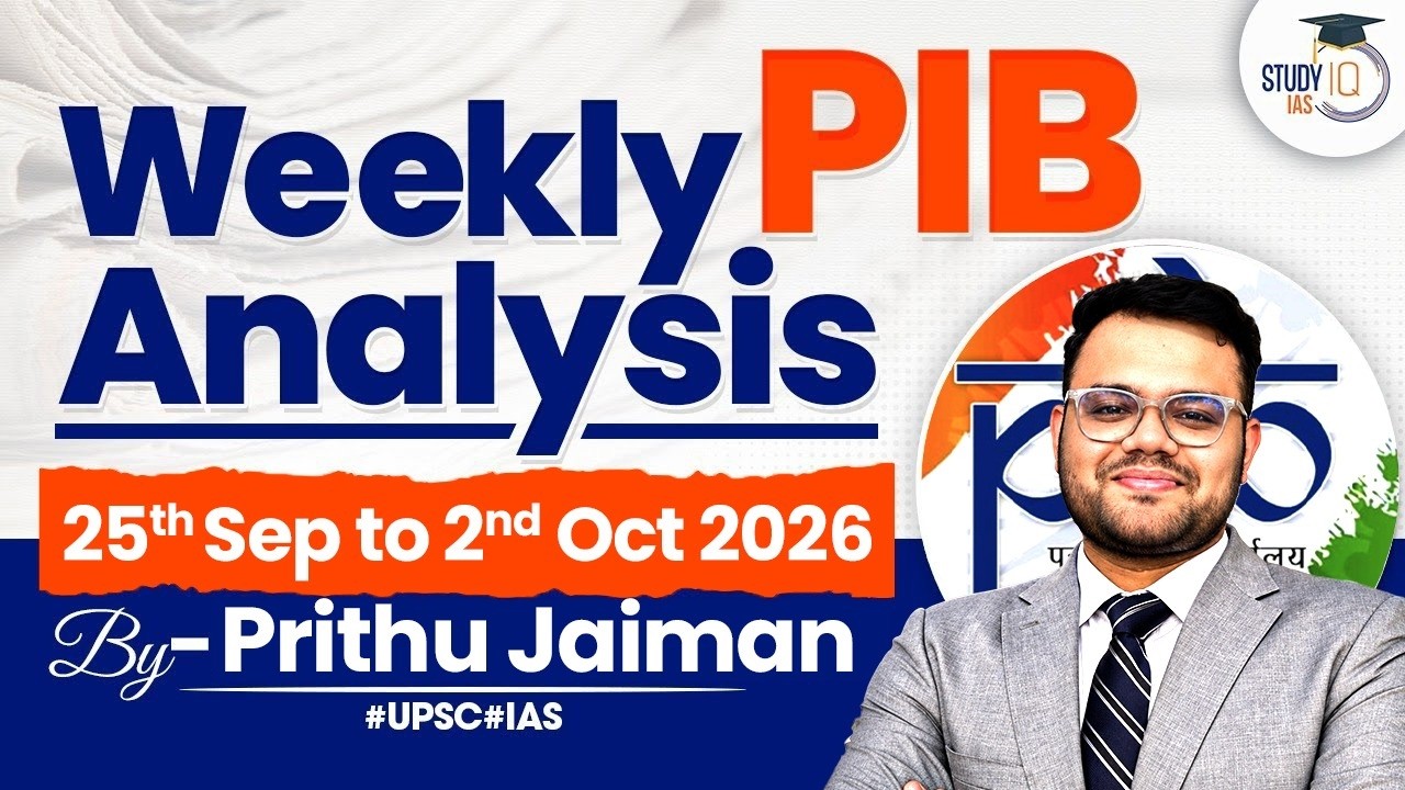 Weekly PIB Analysis | 3rd October to 9th October | by Prithu Jaiman
