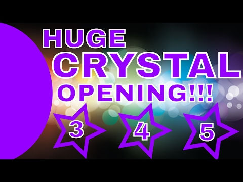 Huge Crystal Opening!!! 3, 4, & 5-Star Crystals