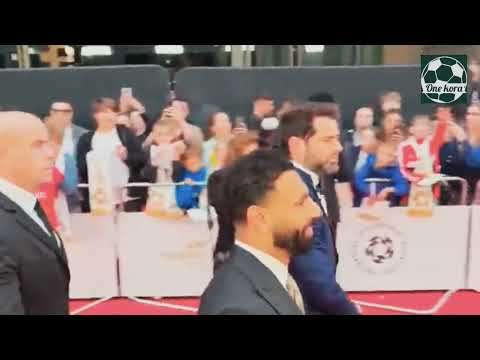 Premier League royalty arrive for the PFA awards in Manchester with Mo Salah.