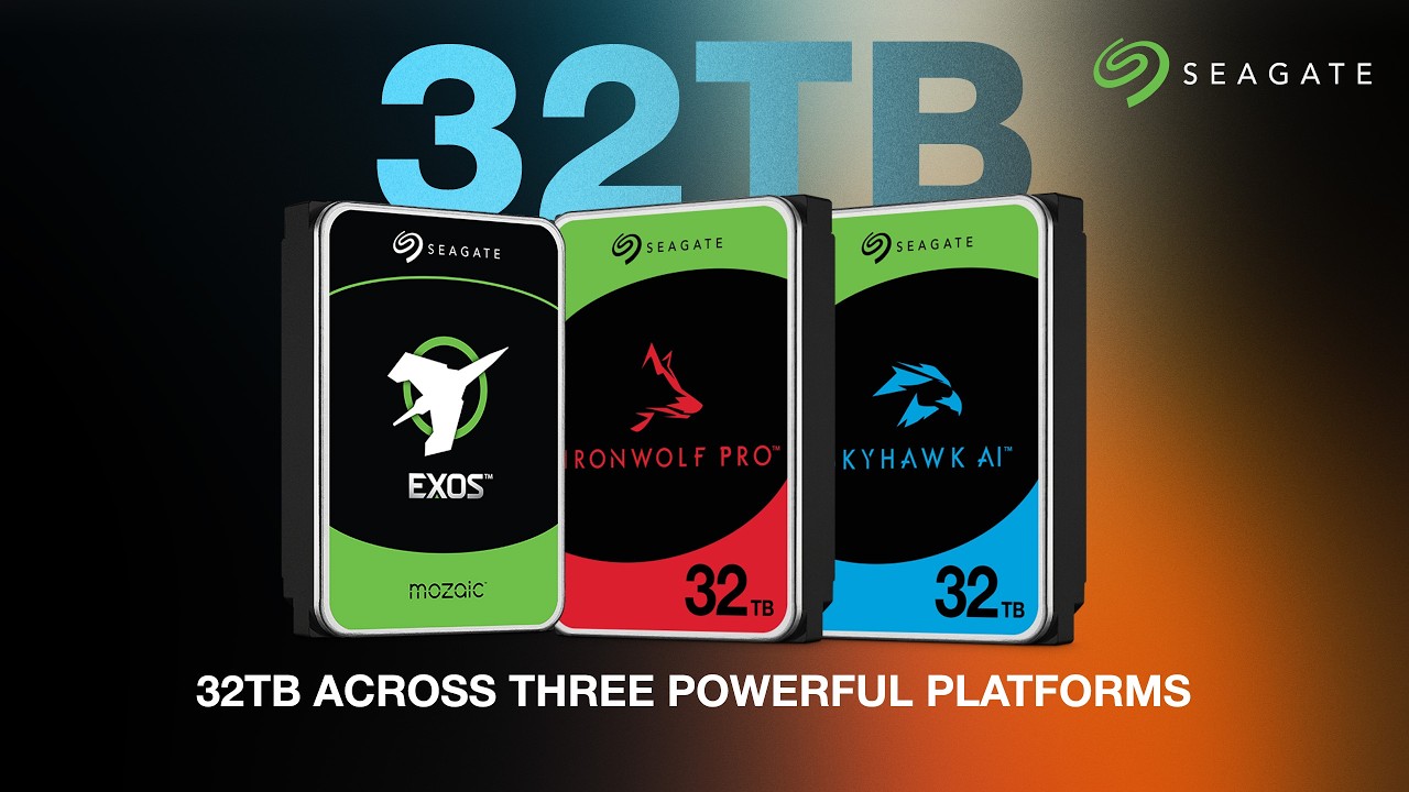 Seagate Launches 32TB Drives Powering the Future of Data
