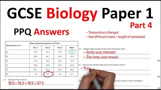 GCSE Biology Paper 1 Exam Questions and Answers Grade 9 Revision