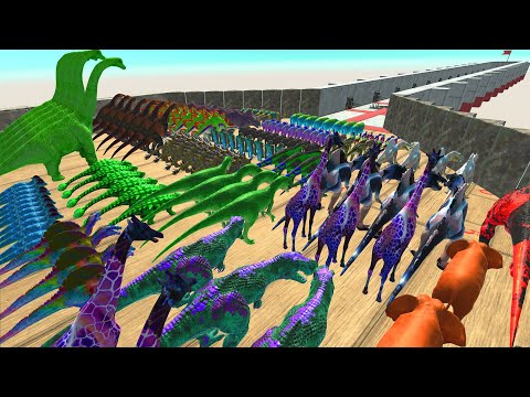 Challenge All Colors UNITS vs TRAP Piercer - Animal Revolt Battle Simulator