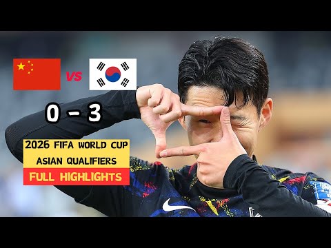 CHINA VS KOREA ｜ 2026 FIFA World Cup  Asian Qualifiers | Full Game Highlights | Nov 21,2023