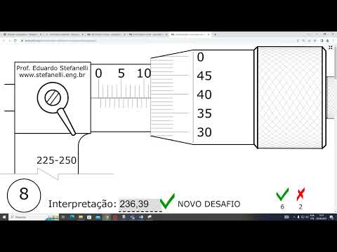 Metrologia - Aula 13 - Leitura de Instrumentos de medição - Micrômetro Centesimal
