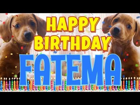 Happy Birthday Fatema! ( Funny Talking Dogs ) What Is Free On My Birthday