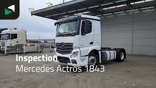 Tracteur routier Mercedes-Benz Actros 1843 4X2 ClassicSpace Retarder à vendre - Image 4 | Autoline CA Tracteur routier Mercedes-Benz Actros 1843 4X2 ClassicSpace Retarder | Image 4 - Autoline