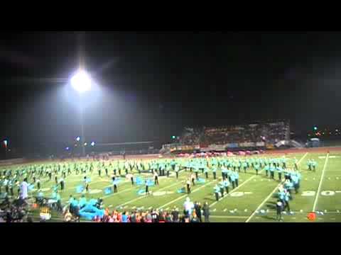 Oct 21 2011 Santiago High Band Halftime Show Senior Night.flv