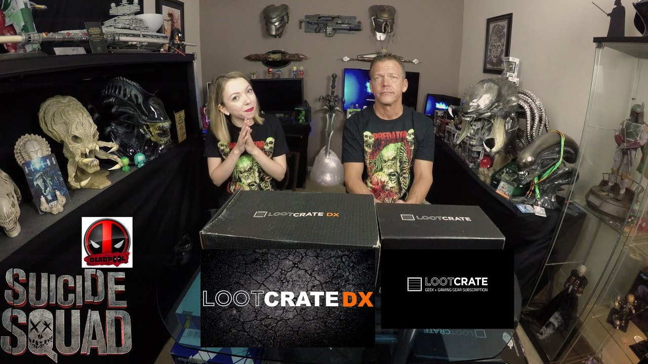 Mega Loot Crate DX and Core Crate Unboxing - August 2016 - Anti Hero | Guru Reviews