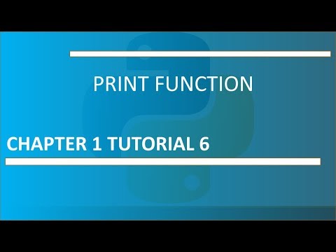 Print Function Python Tutorial 6