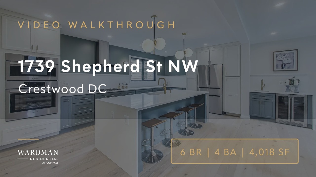 1739 Shepherd St NW — Redeveloped Six-Bedroom Home Tour | Crestwood