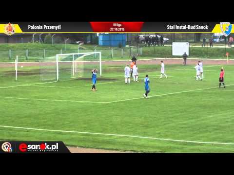 tvPodkarpacie.pl - Polonia Przemyśl : Stal Instal-Bud Sanok (27.10.2012r.)