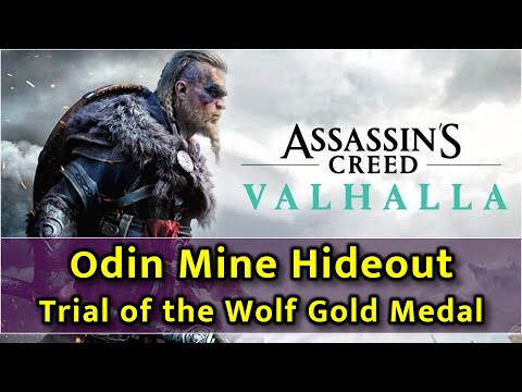 Assassin's Creed Valhalla - Odin Mine Hideout Wolf Mastery Challenge - Gold Medal
