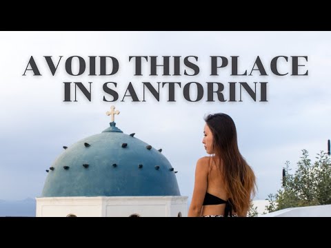 Alojamento em Santorini | Comparação entre Oia e Fira