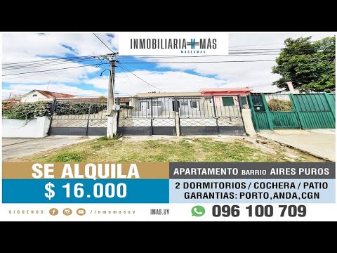 Video de YouTube - Apartamento Venta Aires Puros Montevideo iMas.uy FC *