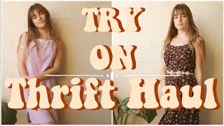 HUGE THRIFT HAUL || TRY ON