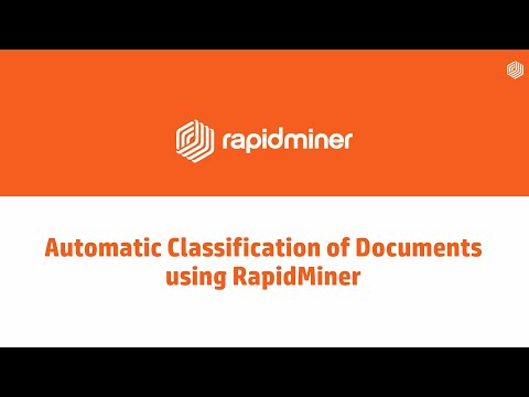 Automatic Classification Of Documents Using Rapidminer