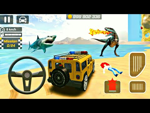 Drift Police Jeep Driving Simulator  Game Video - Police Simulator Games - Andriod Gameplay - The -