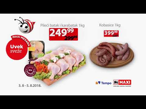 (REUPLOAD) MAXI Fresh Akcija 02.08. - 05.08.2018.