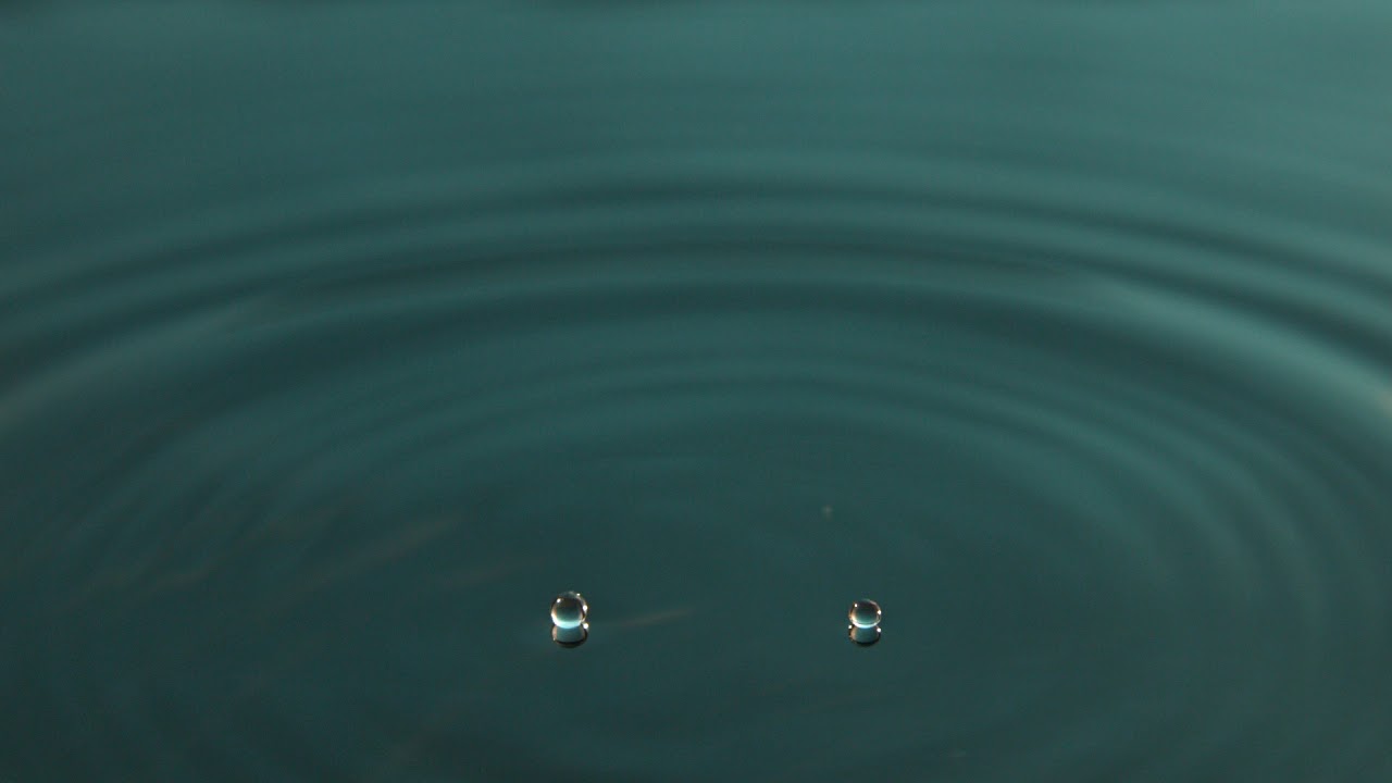 Water Drop HD Scene Video Background Loop Scene