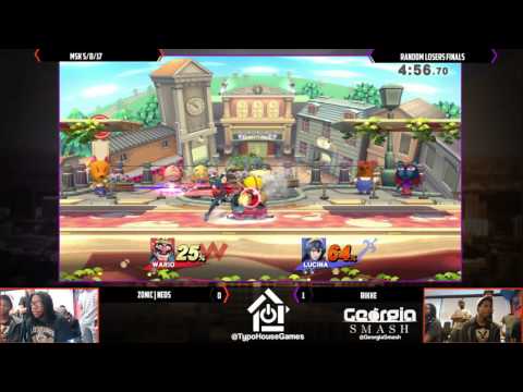 MSK 5/8/17 - Zonic | Neos () vs Rikke () - Smash 4 Random Losers Finals
