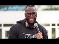 DEONTAY WILDER SENDS SPECIAL MESSAGE TO TYSON FURY "IM GOING TO BEAT HIM UP & KNOCK HIM OUT"