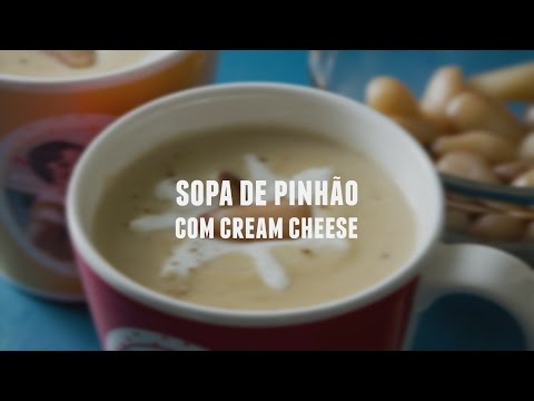 Sopa de pinhão com cream cheese  | Receitas Saudáveis - Lucilia Diniz