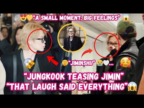 Jungkook’s Teasing, Jimin’s Laughter—An Airport Moment We Can’t Forget 😭🤍