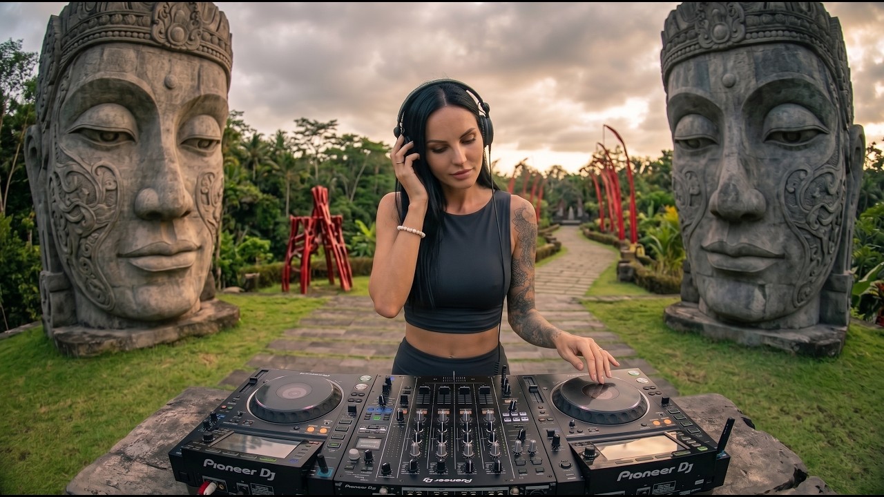 Bali Indonesia DJ SET | Melodic Techno & Progressive House Mix | LARA VANDEN AI DJ