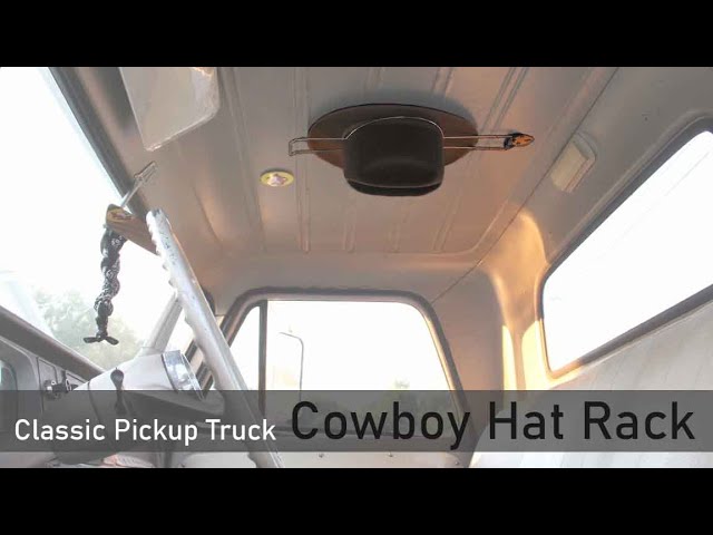 GEEDAR Cowboy Hat Rack for Trunk, Cowboy Hat Holder for Car, Saver Hat Clip for Western Hats Sliver