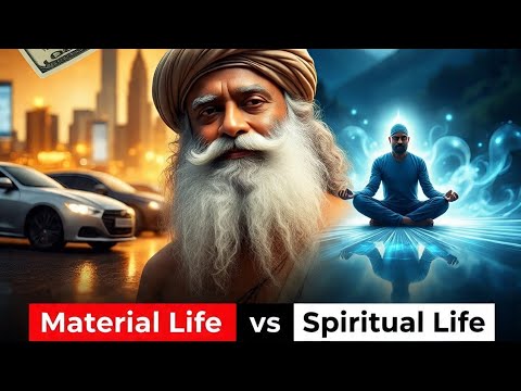 The balance between material life and the spritual life   