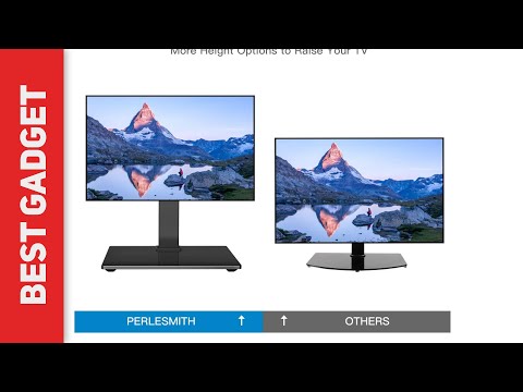 Best Tv Stand 2021 - PERLESMITH Universal Swivel TV Review