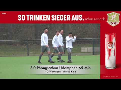 SG Worringen vs VFB 05 Köln I Pass Schuss Tor