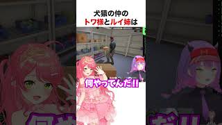 犬猿の仲を魅せるトワ様とルイ姉【ホロライブ】#shorts