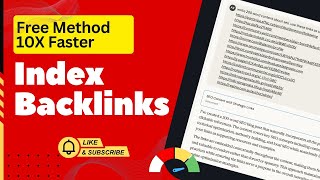 The Fastest Backlink Indexing Method That Actually Works - How To Index Your Backlinks