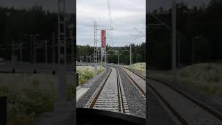 Tampereen raitiotie:  Turtola - Hallila, kuljetaan 69km/h