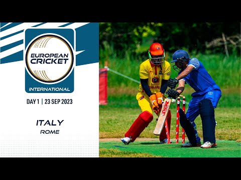 🔴 ECI Italy, Rome, 2023 | Day 1 | T10 Live International Cricket | European Cricket