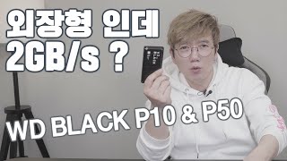 게이머를 위한 외장 스토리지 웨스턴디지털 P10 & P50 리뷰