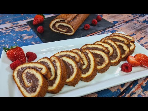 Strawberry Chocolate Roulade