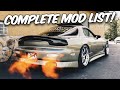 COMPLETE Build List For my 500WHP Mazda RX-7