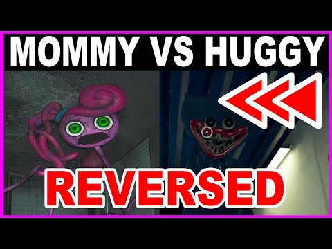REVERSED Huggy Wuggy VS Mommy Long Legs Chase Poppy Playtime: Chapter 2 VS Chapter 1