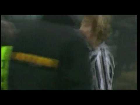 Juventus-Perugia 1-0 06/01/2004 Il Gol del Pallone d'Oro Nedved