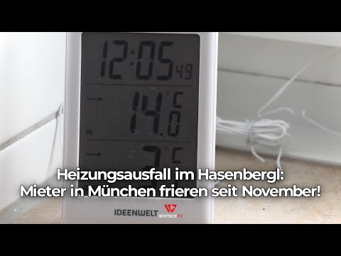 Heating failure in Hasenbergl: Maximum 14 degrees - tenants in Munich have been freezing since No...
