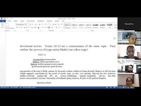 Session 57 Bhagavadgita HG Ananta Gopa Prj Prj Bhakti Shastri Gachibowli Satsang 24 Jan 24 mp4