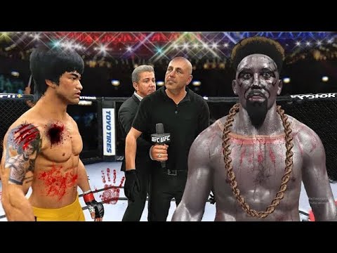 Bruce lee vs. The Elstorme - EA sports UFC 4 - CPU vs CPU epic